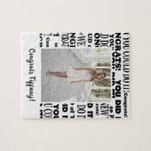 Puzzle Belle photo de Graduation des Fêtes (Horizontal)