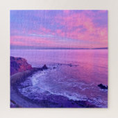 Puzzle Belle photo rose violet bleu océan superbe (Vertical)