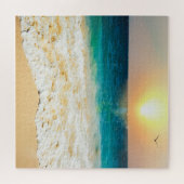 Puzzle Belle plage d'été coucher de soleil (Horizontal)