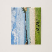 Puzzle Belle plage Hawaii | Sun Sand & Green Paradise (Vertical)