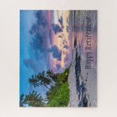 Puzzle Belle Plage Tropicale Océan Vacances Retraite (Vertical)