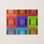 Puzzle Belle Pop Art Extraordinaire belle Impression : En (Horizontal)