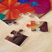 Puzzle Belle princesse avec lunettes de soleil (Côté)