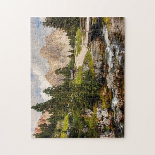 Puzzle Belle Randonnée Trail River, Trees & Mountains (Vertical)