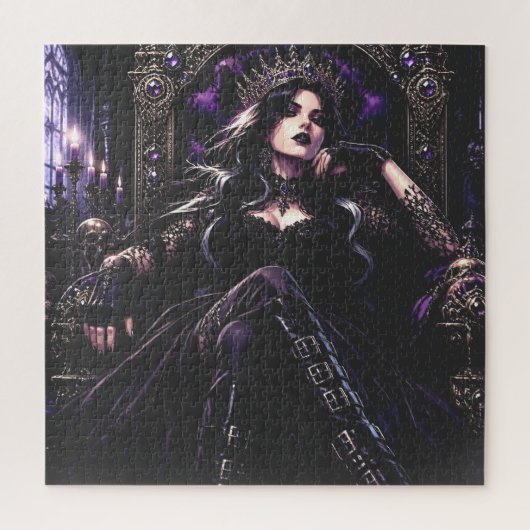 Puzzle Belle Reine Romantique Gothique (Vertical)