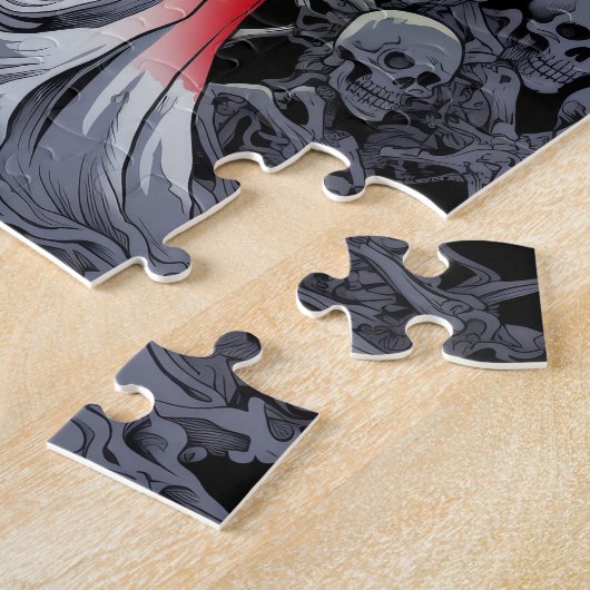 Puzzle Belle reine Zombie (Côté)