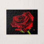 Puzzle Belle rose rouge (Horizontal)
