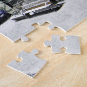 Puzzle Belle rue scène de neige (Côté)