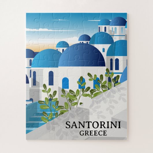 Puzzle Belle Santorin Grèce (Vertical)