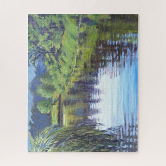 Puzzle Belle scène dans le parc forestier St Louis (Vertical)