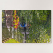 Puzzle Belle scène du parc Keukenhof, Pays-Bas (Horizontal)