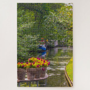 Puzzle Belle scène du parc Keukenhof, Pays-Bas