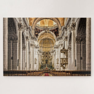 Puzzle Belle scène intérieure de cathédrale