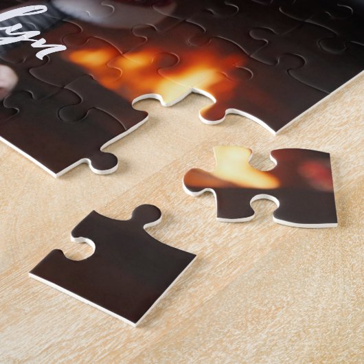 Puzzle Belle Sphynx Chat dans un chapeau de Père Noël (Côté)