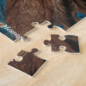 Puzzle Belle Splendor Majestic : Le Peacock Boho (Côté)