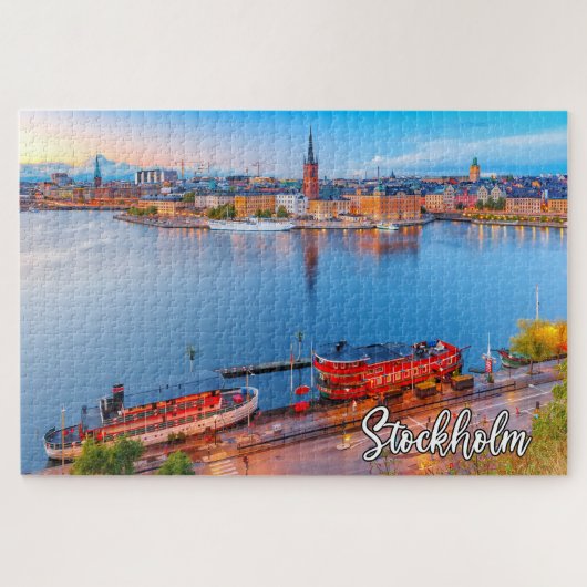 Puzzle Belle Stockholm, Suède (Horizontal)