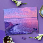 Puzzle Belle superbe violet rose de l'océan rose coucher<br><div class="desc">Trouvez votre endroit heureux et paisible chaque fois que vous utilisez ce magnifique, étonnant, chic, photo puzzle puzzle d'un magnifique rose et violet doucement éclairé Palos Verdes, Californie, coucher de soleil sur l'océan. Ça fait un grand cadeau ! Vient dans une boîte cadeau spéciale. Vous pouvez facilement personnaliser ce puzzle....</div>