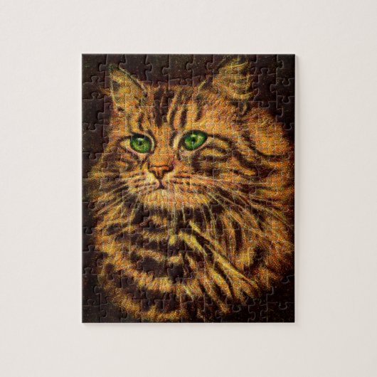 Puzzle belle tabby à cheveux longs (Vertical)