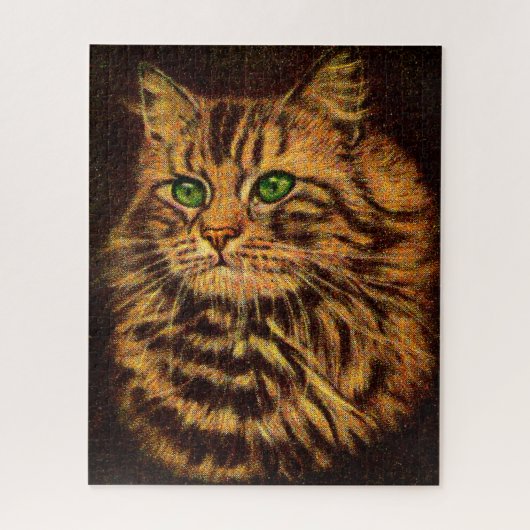 Puzzle belle tabby à cheveux longs (Vertical)