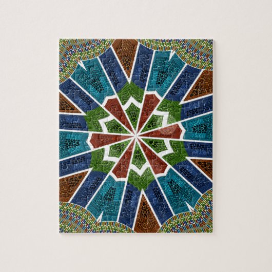 Puzzle Belle Tendance asiatique Textile Design Art (Vertical)