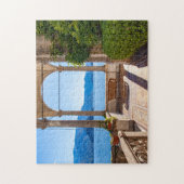 Puzzle Belle terrasse sur le lac de Côme, Lombardie, Ital (Vertical)