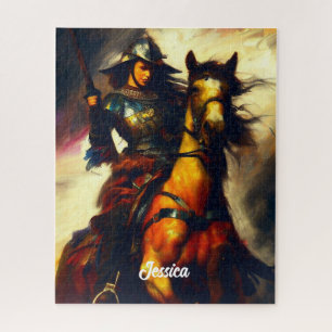 Puzzle Belle Valkyrie à cheval