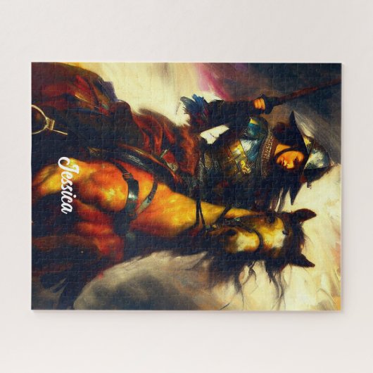 Puzzle Belle Valkyrie à cheval (Horizontal)