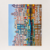 Puzzle Belle Ville D'Amsterdam, Pays-Bas (Vertical)