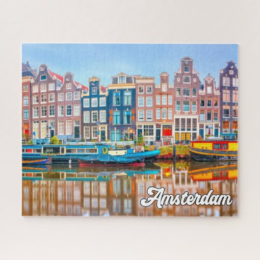 Puzzle Belle Ville D'Amsterdam, Pays-Bas (Horizontal)