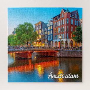 Puzzle Belle Ville D'Amsterdam, Pays-Bas