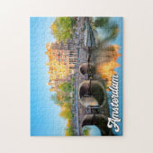 Puzzle Belle Ville D'Amsterdam, Pays-Bas (Vertical)