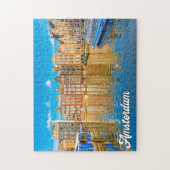 Puzzle Belle Ville D'Amsterdam, Pays-Bas (Vertical)