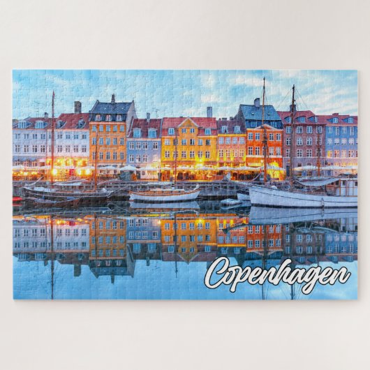Puzzle Belle Ville De Copenhague, Danemark (Horizontal)