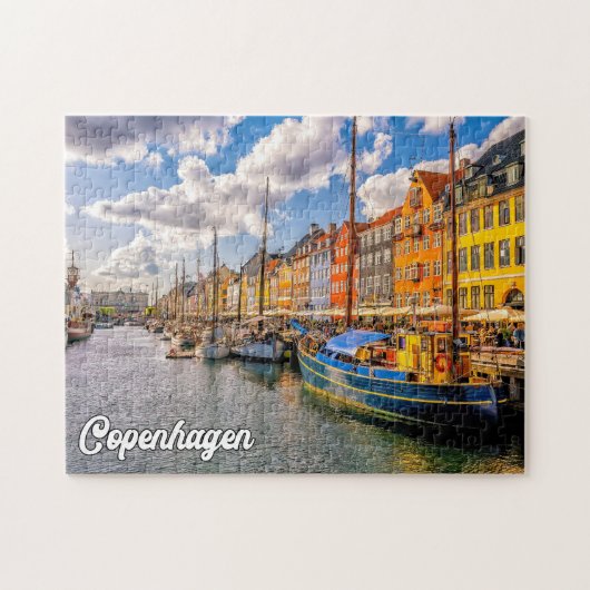 Puzzle Belle Ville De Copenhague, Danemark (Horizontal)