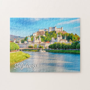 Puzzle Belle Ville De Salzbourg, Autriche