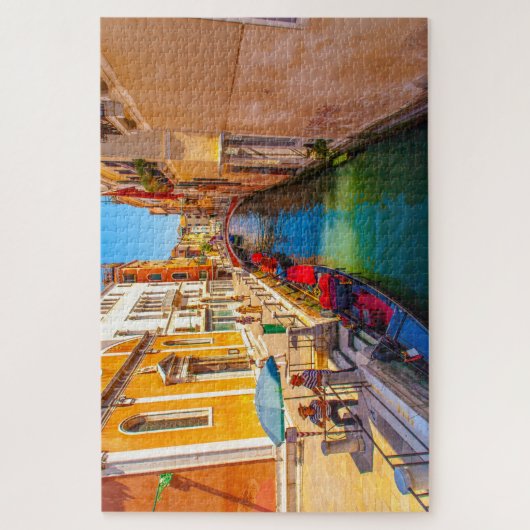 Puzzle Belle vue pittoresque sur un canal à Venise, Itali (Vertical)