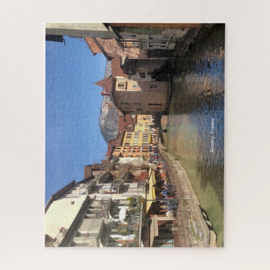 Puzzle Belle vue sur Annecy, France sur une (Vertical)