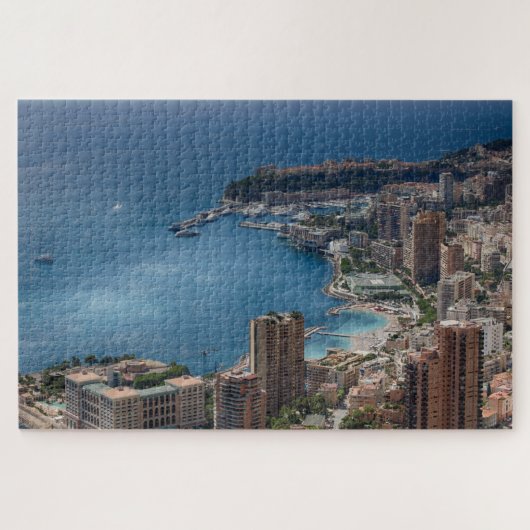 Puzzle Belle vue sur la mer de Monte Carlo Monaco  (Horizontal)