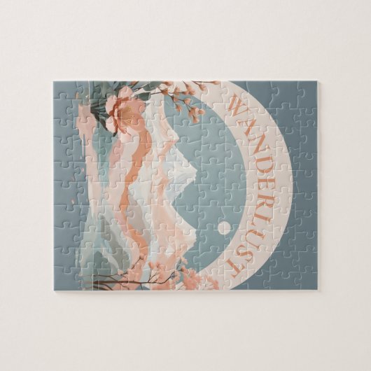 Puzzle Belle Wanderlust Mountain Paysage Voyage (Horizontal)