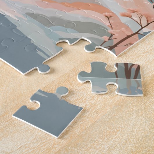 Puzzle Belle Wanderlust Mountain Paysage Voyage (Côté)