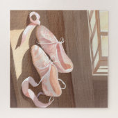 Puzzle Belles Chaussons De Ballet | Joli rose (Horizontal)