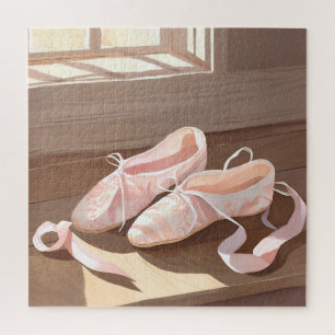 Puzzle Belles Chaussons De Ballet Joli rose