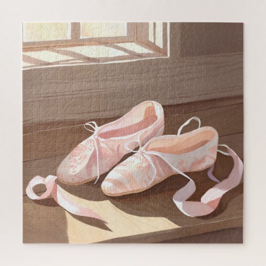 Puzzle Belles Chaussons De Ballet | Joli rose (Vertical)