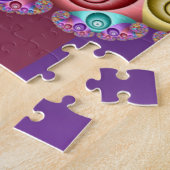 Puzzle Belles couleurs arc-en-ciel Art fractal Abstrait (Côté)