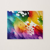 Puzzle Belles couleurs de fusion Splash Abstrait (Horizontal)