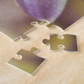Puzzle Belles fleurs blanches et violettes (Côté)