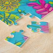 Puzzle Belles fleurs colorées (Côté)