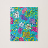 Puzzle Belles fleurs colorées (Vertical)