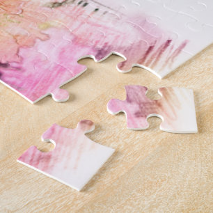 Puzzle belles fleurs de cerisier roses florale photo art.