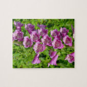 Puzzle Belles fleurs de renard rose (Horizontal)